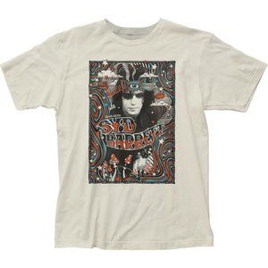 Syd Barrett Melty Poster Mens T Shirt Vintage White SB11